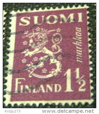 Finland 1930 Lion 1.5m - Used - Neufs