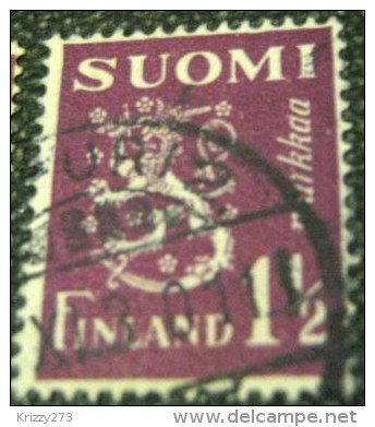 Finland 1930 Lion 1.5m - Used - Neufs