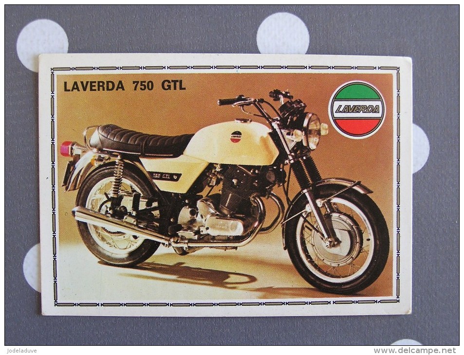 PANINI Super Moto LAVERDA 750 GTL  Original Sticker N° 112  Vignette Chromo Trading Card Vignette Cards - Edition Française