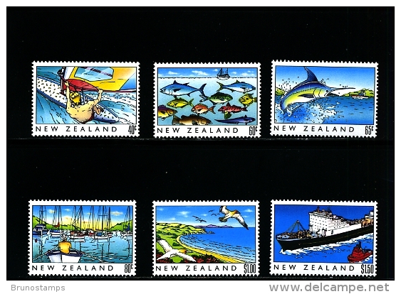 NEW ZEALAND - 1989  HERITAGE SEA SET  MINT NH - Ungebraucht