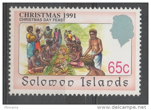 Isole Salomone Solomon Islands 1991 - Natale Christmas MNH ** - Isole Salomone (1978-...)