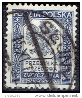 POLAND # STAMPS FROM YEAR 1933   STANLEY GIBBONS  O306 - Officials