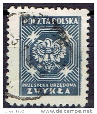 POLAND # STAMPS FROM YEAR 1945   STANLEY GIBBONS  O534 - Dienstzegels