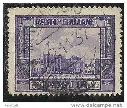 SOMALIA 1935 - 1938  PITTORICA  CENT. 50 C DENT. 14 PERF. USATO USED OBLITERE´ - Somalia