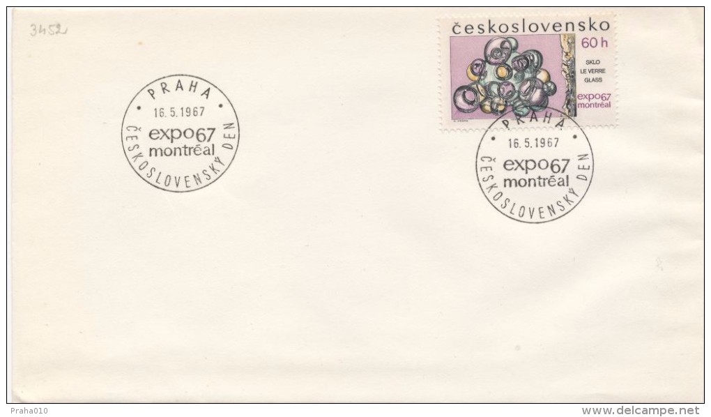 J0979 - Czechoslovakia (1967) Praha: Expo67 Montréal / Czechoslovak Day - 1967 – Montréal (Canada)