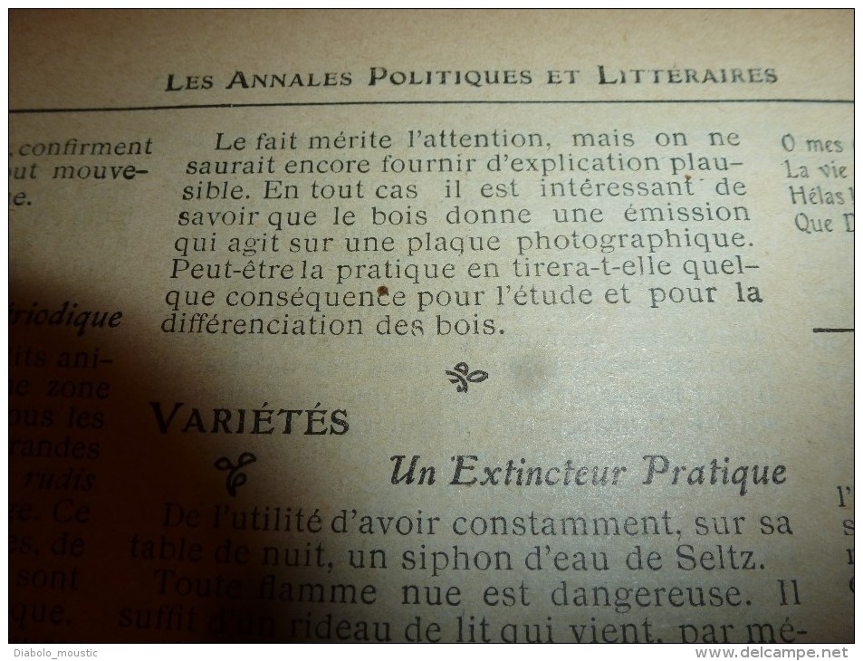 1904 ANNALES P L  : Roosevelt et l'arbre géant "Grizzly" au Yellowstone Park (USA)  ;La Cigale et la Fourmi à l'Opéra;