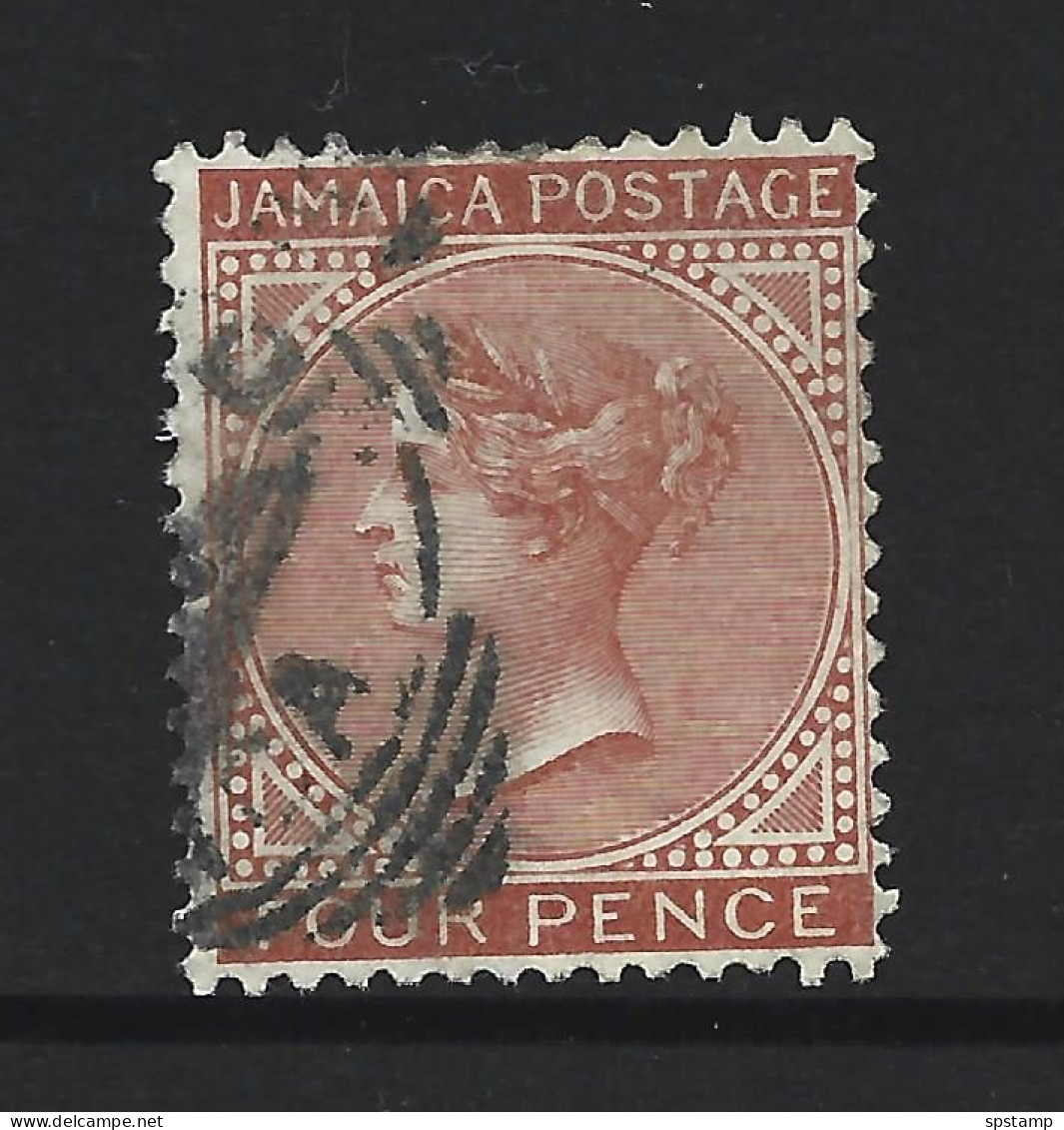 Jamaica 1883 QV 4d Orange Brown GU - Jamaica (...-1961)