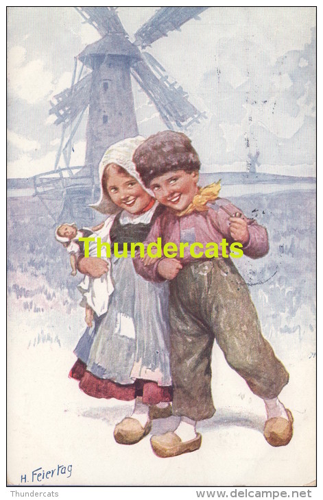 CPA ENFANTS ILLUSTRATEUR ** KARL FEIERTAG B.K.W.I. 922-4  ** ARTIST SIGNED CHILDREN CARD - Feiertag, Karl