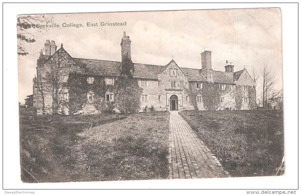 SACKVILLE COLLEGE EAST GRINSTEAD USED 1904 - Autres & Non Classés