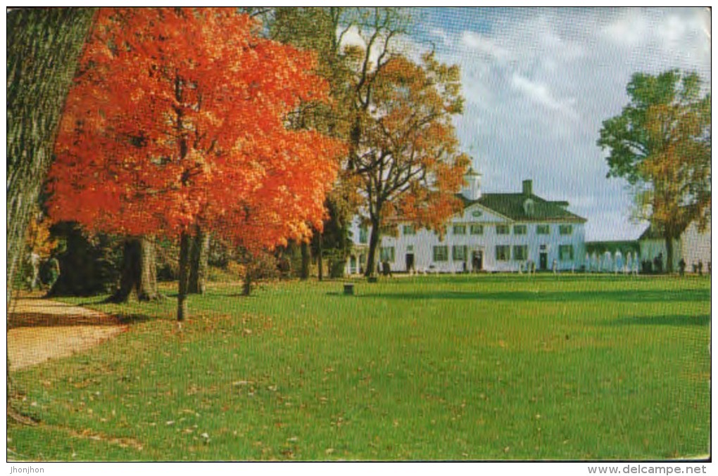 United States - Postcard Circulated In 1962 - Bowling Green And Adjacent Area,Mansion West Front - 2/scans - Bowling Green