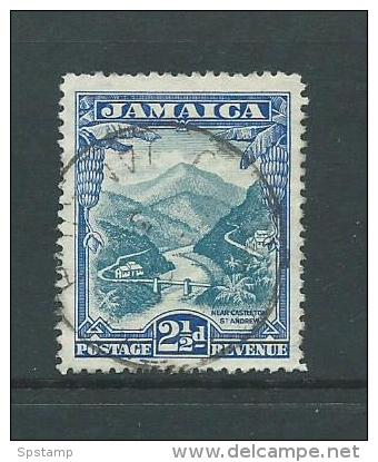 Jamaica 1932 2.5d Castleton Scene Single FU - Jamaica (...-1961)