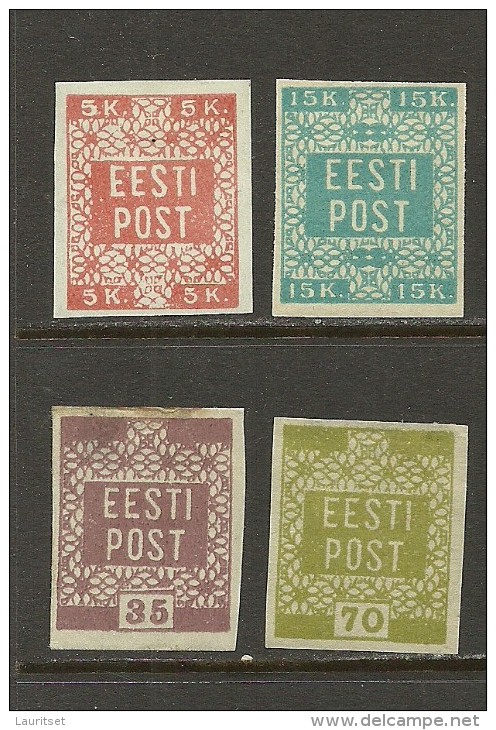 ESTLAND ESTONIA 1918/1919 Michel 1 -  4 * - Estonia