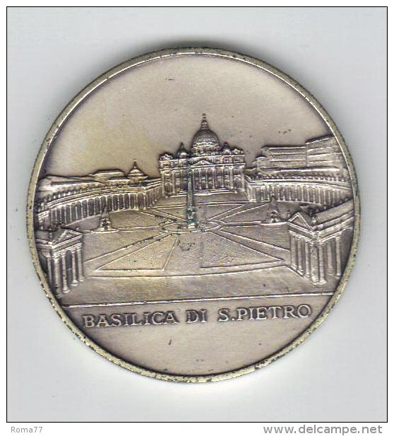 RedG - VATICANO ANNO SANTO 1975 , Medaglia Commemorativa In Arg 800 Grammi 34,2. Basilica Di San Pietro - Altri & Non Classificati