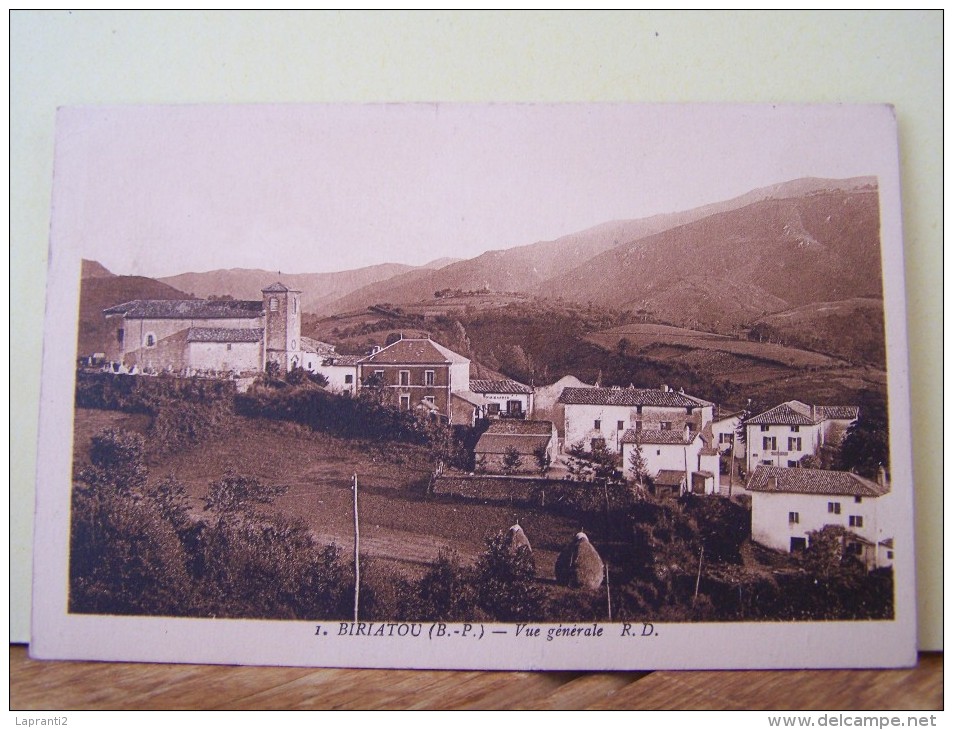 BIRIATOU (PYRENEES ATLANTIQUES) VUE GENERALE. - Biriatou