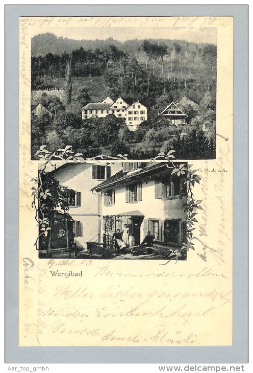 AK ZH Affoltern A.A. Wengibad 1903-10-15 Foto C.Steinmann - Affoltern