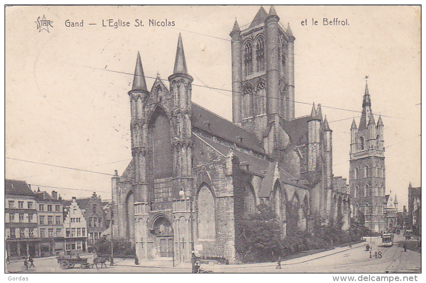 Belgium - Gent - Gand - L'Eglise St. Nicolas - Gent