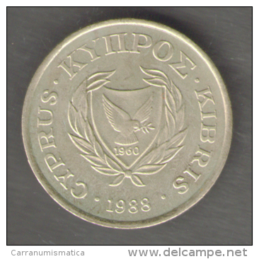 CIPRO 2 CENTS 1988 - Chypre