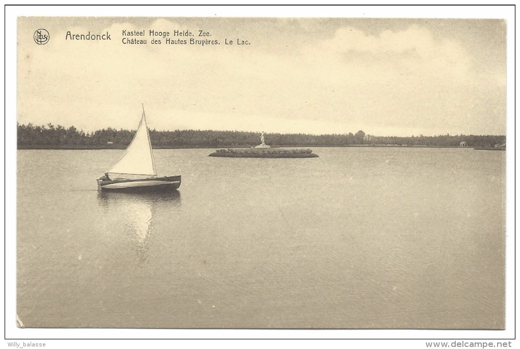 CPA - ARENDONK - ARENDONCK - Château Des Hautes Bruyères - Le Lac - Kasteel Hooge Heide - Zee  // - Arendonk