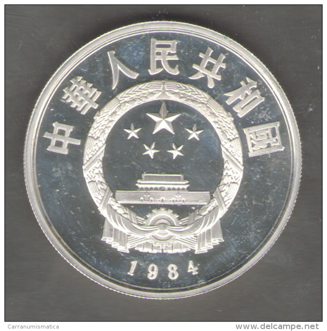 CHINA 5 YUAN TERRACOTTA ARMY 1984 PROOF AG SILVER - Cina