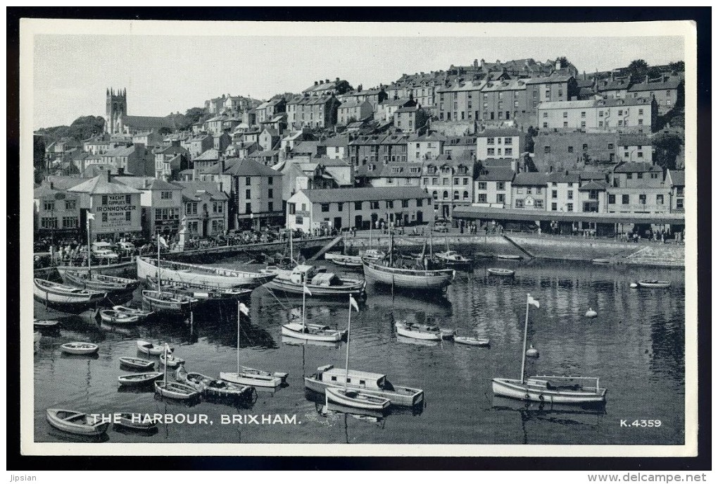 Cpa  Angleterre Brixham The Harbour    AG15 8 - Autres & Non Classés