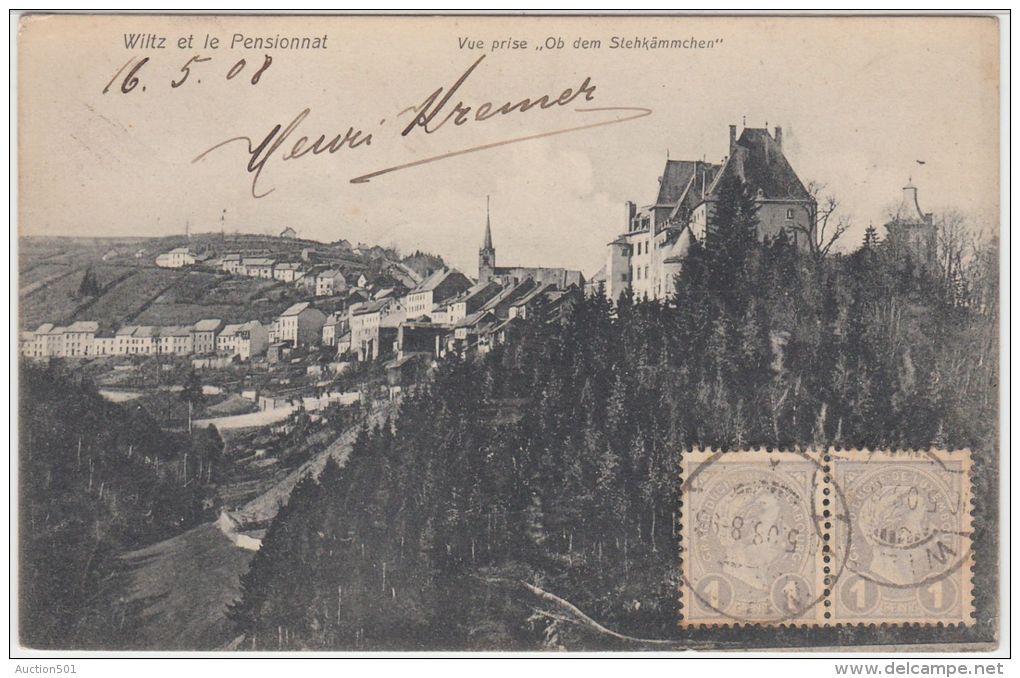 24988g  WILTZ - Pensionnat  - Panorama - 1908 - Wiltz