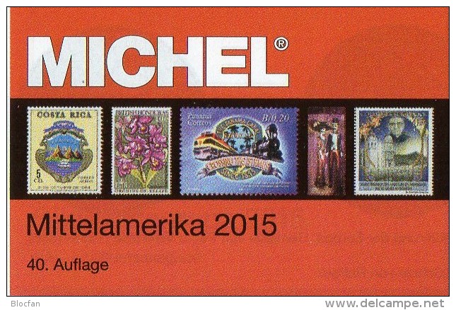 Mittel-Amerika Band 1 Teil II Michel Katalog Ü 1/2 Briefmarken 2015 Neu 84€ Mexiko Panama Honduras Guatemala Costa Rica - German