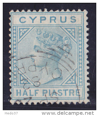 Chypre N°9a - Vert-émeraude - TB - Oblitérés