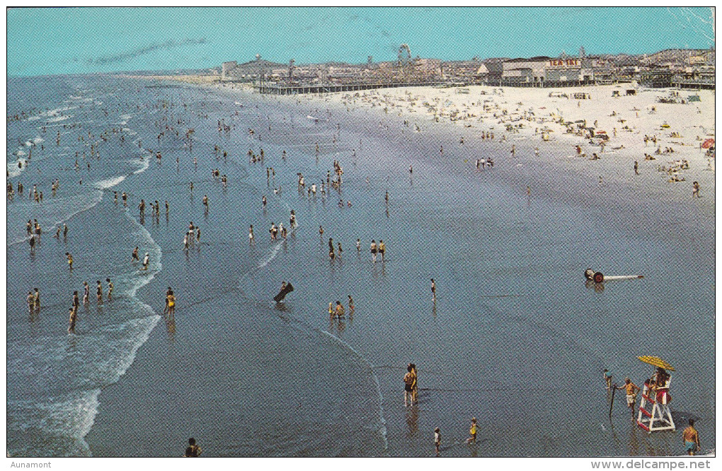 Estados Unidos---New Jersey--1963--Wildwood--Beach Looking South--Fechador--Wildwood  A Francia - Toms River
