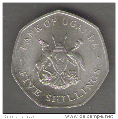 UGANDA 5 SHILLINGS 1987 - Uganda