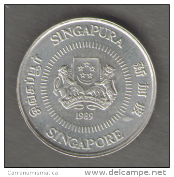 SINGAPORE 10 CENTS 1989 - Singapore