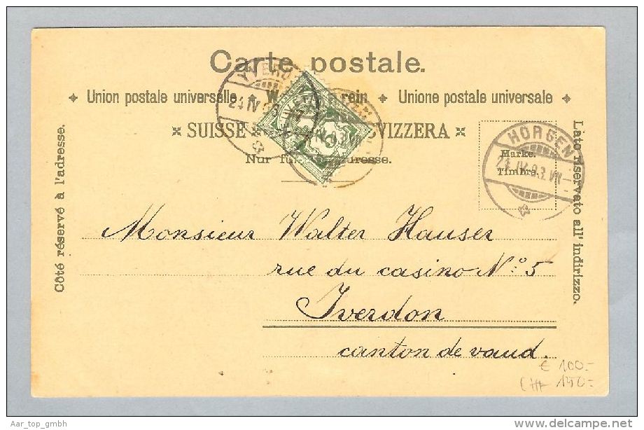 AK ZH Horgen 1903-04-24 Litho H.Guggenheim #1765 - Horgen