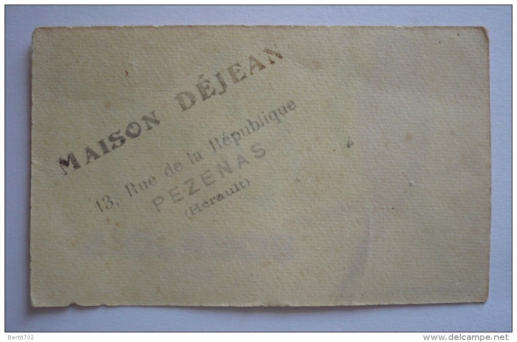 Carte Parfumée RAMAGE De BOURJOIS  88 X 53 - Maison DEJEAN à PEZENAS ( HERAULT) - Anciennes (jusque 1960)