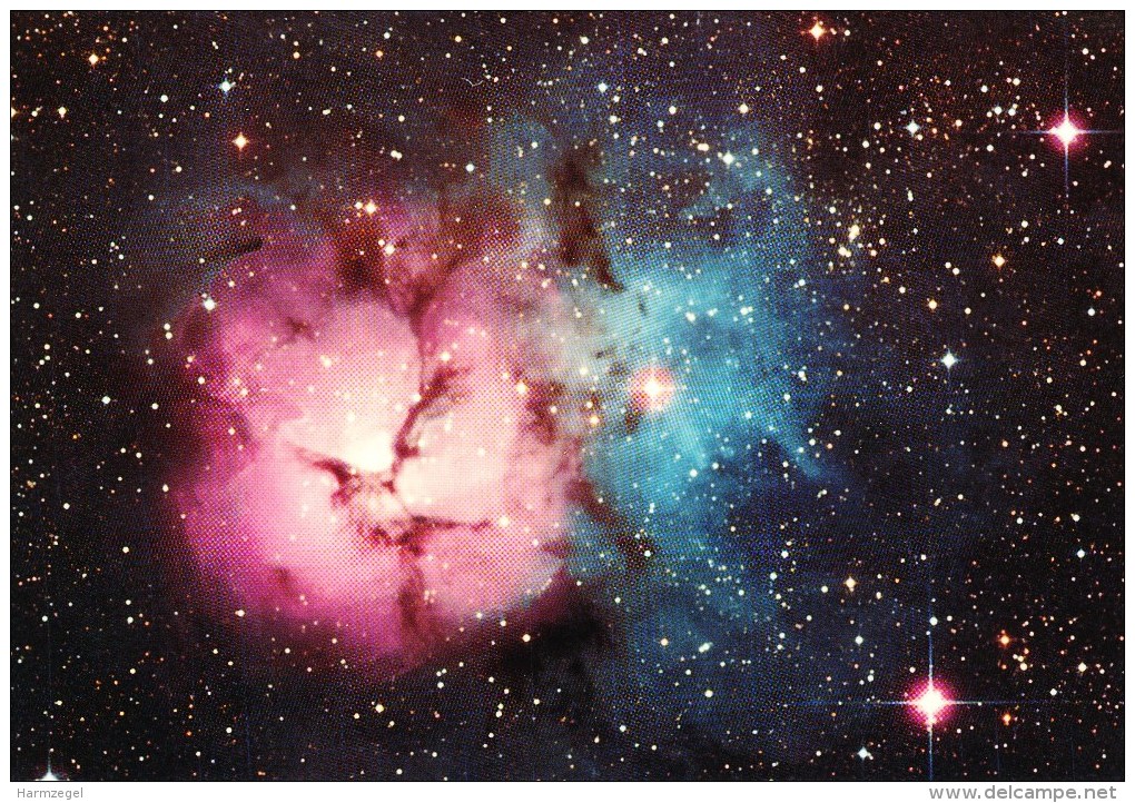 Postcard, Astronomy, The Trifid Nebula, M20 - Sterrenkunde