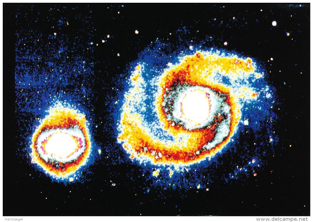 Postcard, Astronomy, Supernoinfrared Image Of The Whirlpool Galaxy, M51 - Sterrenkunde
