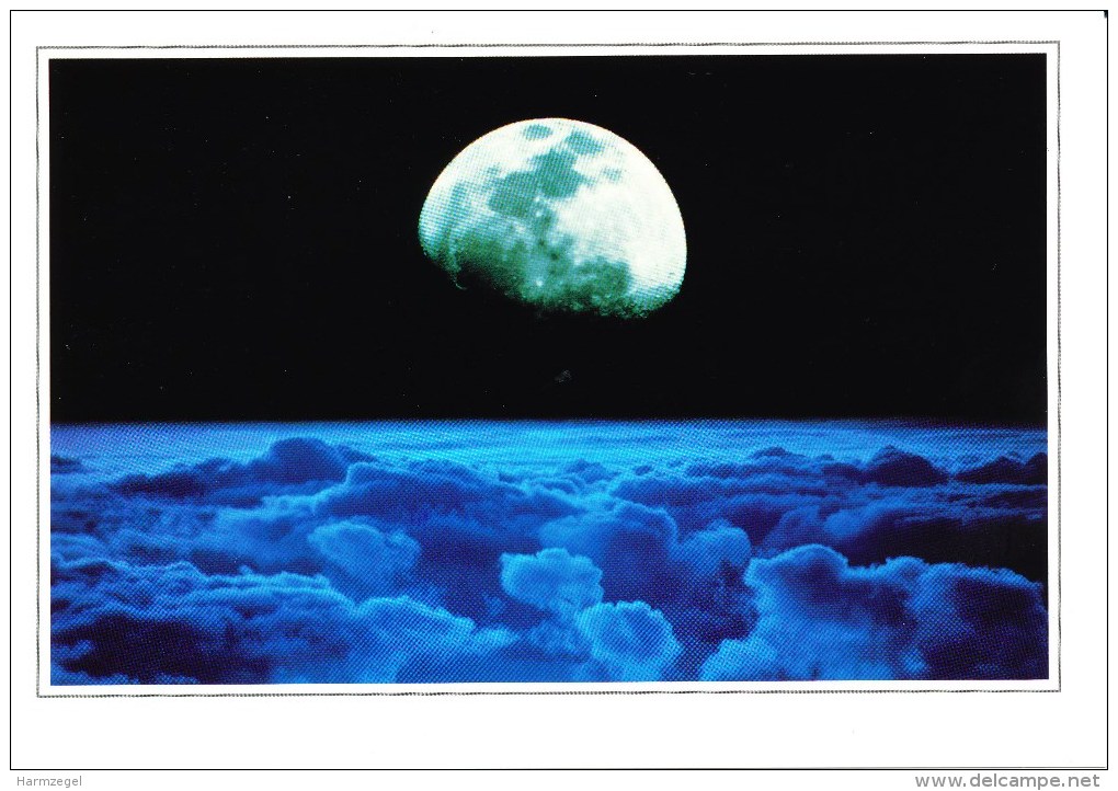 Postcard, Astronomy, Moon - Sterrenkunde