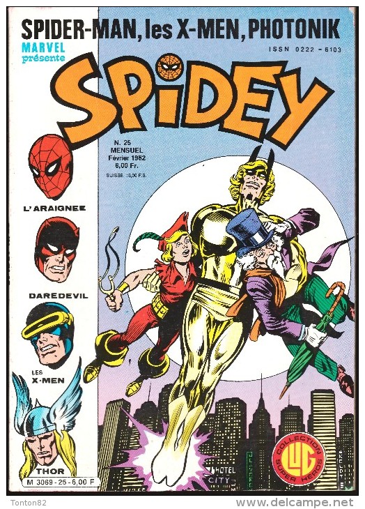 Spidey - N° 25 - Collection " LUG " / MARVEL - (  1985 ) . - Spidey