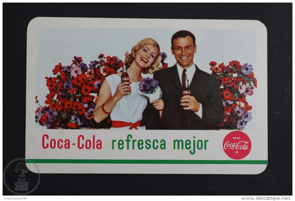 Advertising Coca Cola Pocket Calendar 1963 Spain - Edited: Heraclio Fournier Vitoria, Spain - Tamaño Pequeño : 1961-70