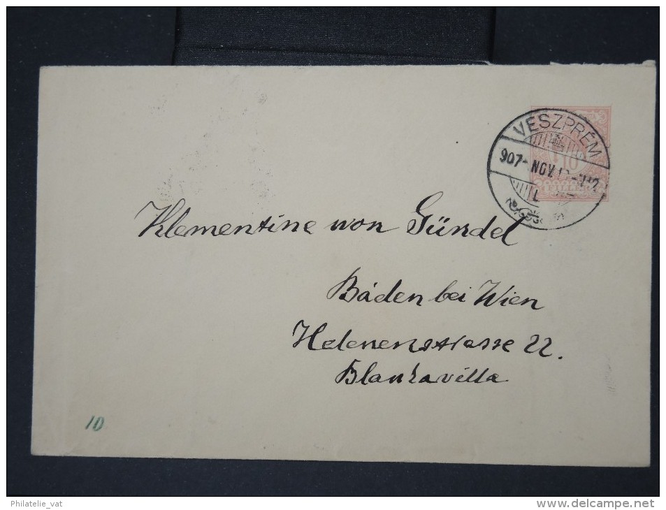 HONGRIE- -entier Postal ( Enveloppe )  Voyagé En 1907   A Voir  LOT P4662 - Postal Stationery