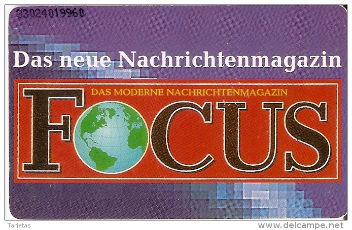 O 595 TARJETA DE ALEMANIA DE 6 DM DE FOCUS - O-Serie : Serie Clienti Esclusi Dal Servizio Delle Collezioni