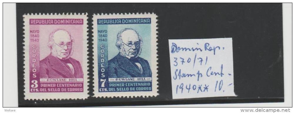 Dominik. Rep. Mi.Nr. 370-71/  Stamp Cent. 1940 ** MNH - Dominikanische Rep.