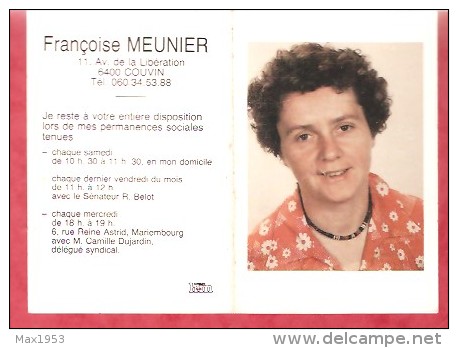 1982 - Permanences Sociales  - Françoise MEUNIER - Couvin - Petit Format : 1981-90