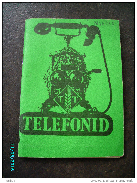 1980 ESTONIA  TALLINN  FOOD MARKET SYSTEM TELEPHONE DIRECTORY - Práctico