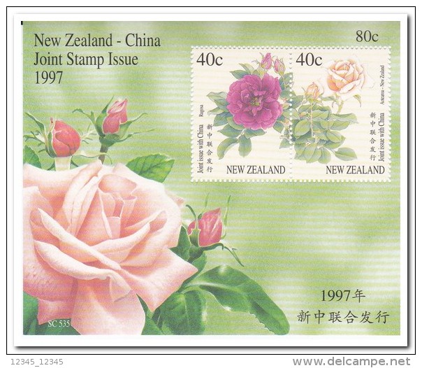 Nieuw Zeeland 1997, Postfris MNH, Flowers, Roses - Neufs