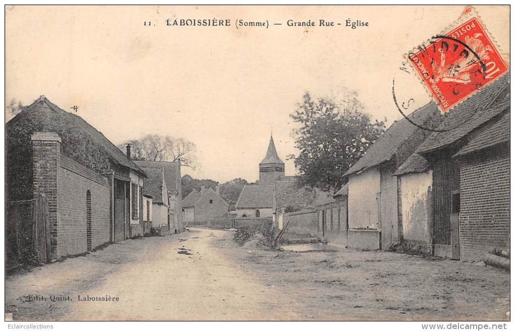 Laboissière   80   Grande Rue  Eglise - Autres & Non Classés