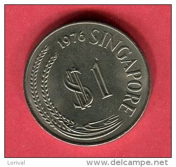 1 DOLLAR  1976  ( KM  6   )  TTB 6 - Singapour