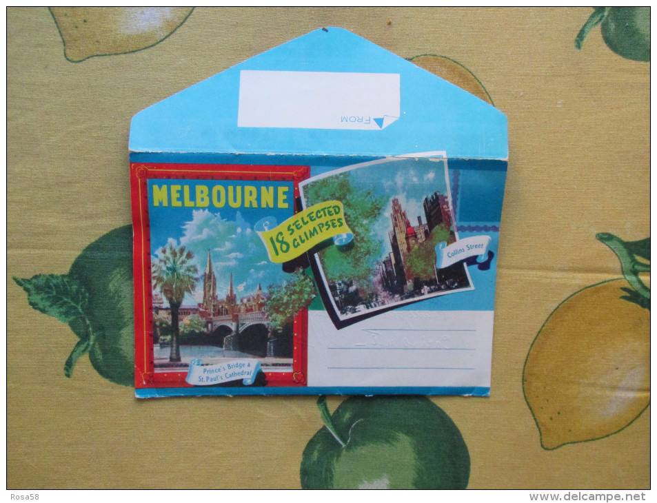 MELBOURNE Published By MURRAY Views  Gympie Old 18 Selected Glimpses FOLDER - Melbourne