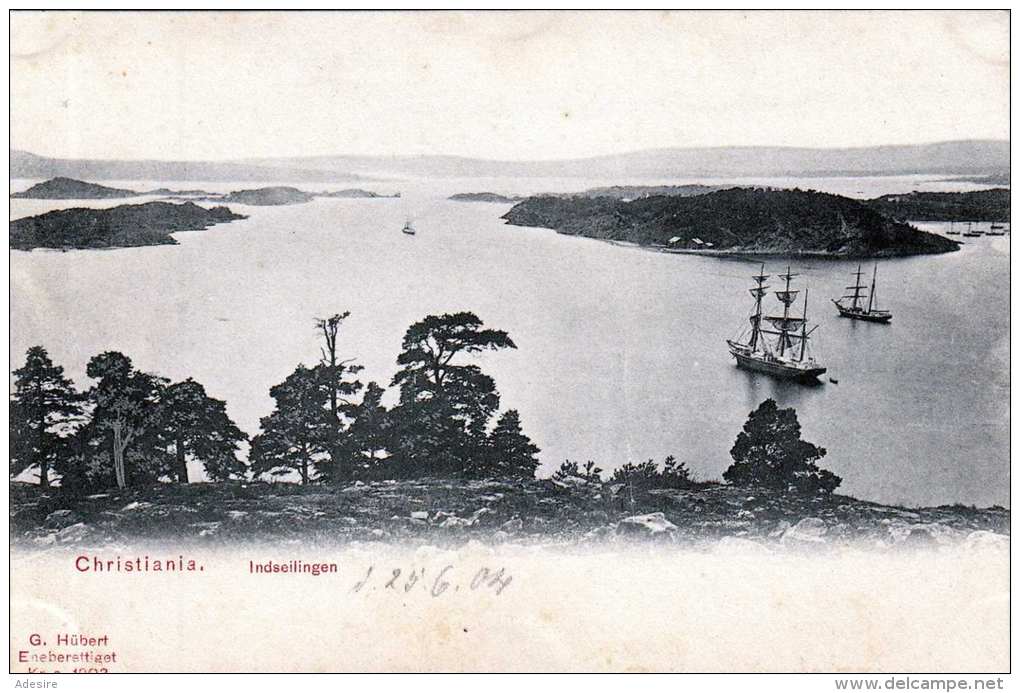 CHRISTIANIA Indseilingen 1904 - Noruega