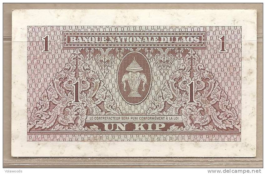 Laos - Banconota Non Circolata Da 1 Kip - 1962 - Laos