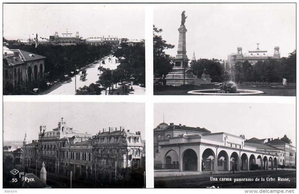 PYCE (Bulgarien) - Una Carma Paneramo De La Urbo Russe, Karte Gel.1934 V. Russe N. Wien - Bulgaria