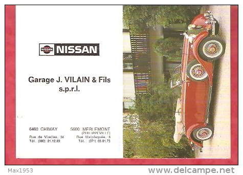 1993 - Garage J.VILAIN & Fils- Nissan - Chimay - Petit Format : 1991-00